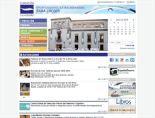 Tablet Screenshot of fundacioncajaduero.es